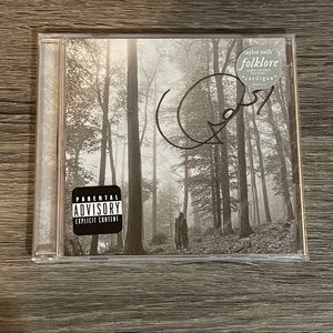 Signed Taylor Swift Folklore CD